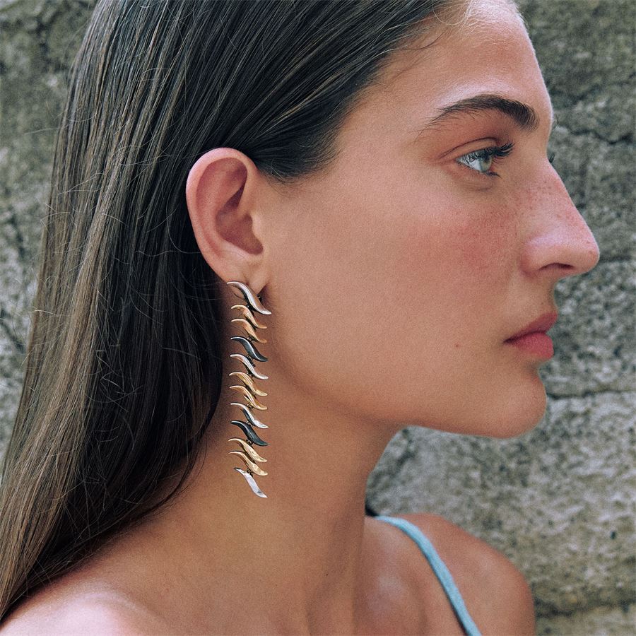 'Flame' dangle earrings FLAME | OR PEND12 EL BIC